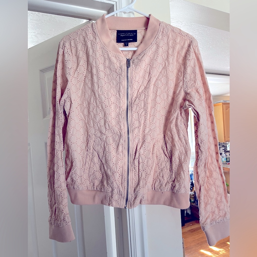 Spring eyelet jacket, size L